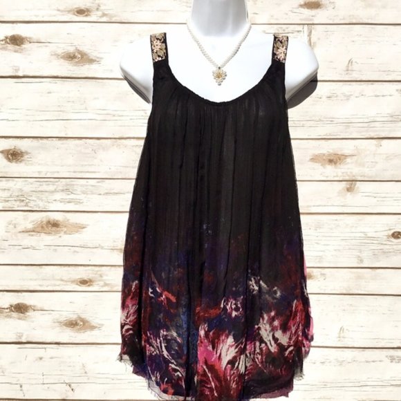 Free People Festival Top Firecracker Garden Print - Picture 3 of 8